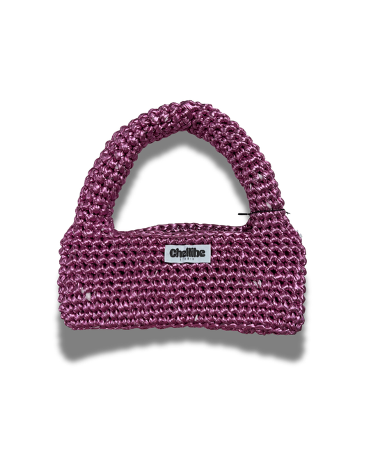 metallic pink shoulder loaf