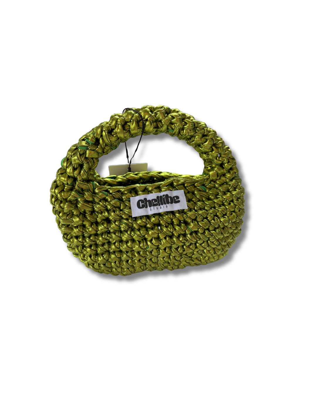 Mochi Bag metallic grün mini