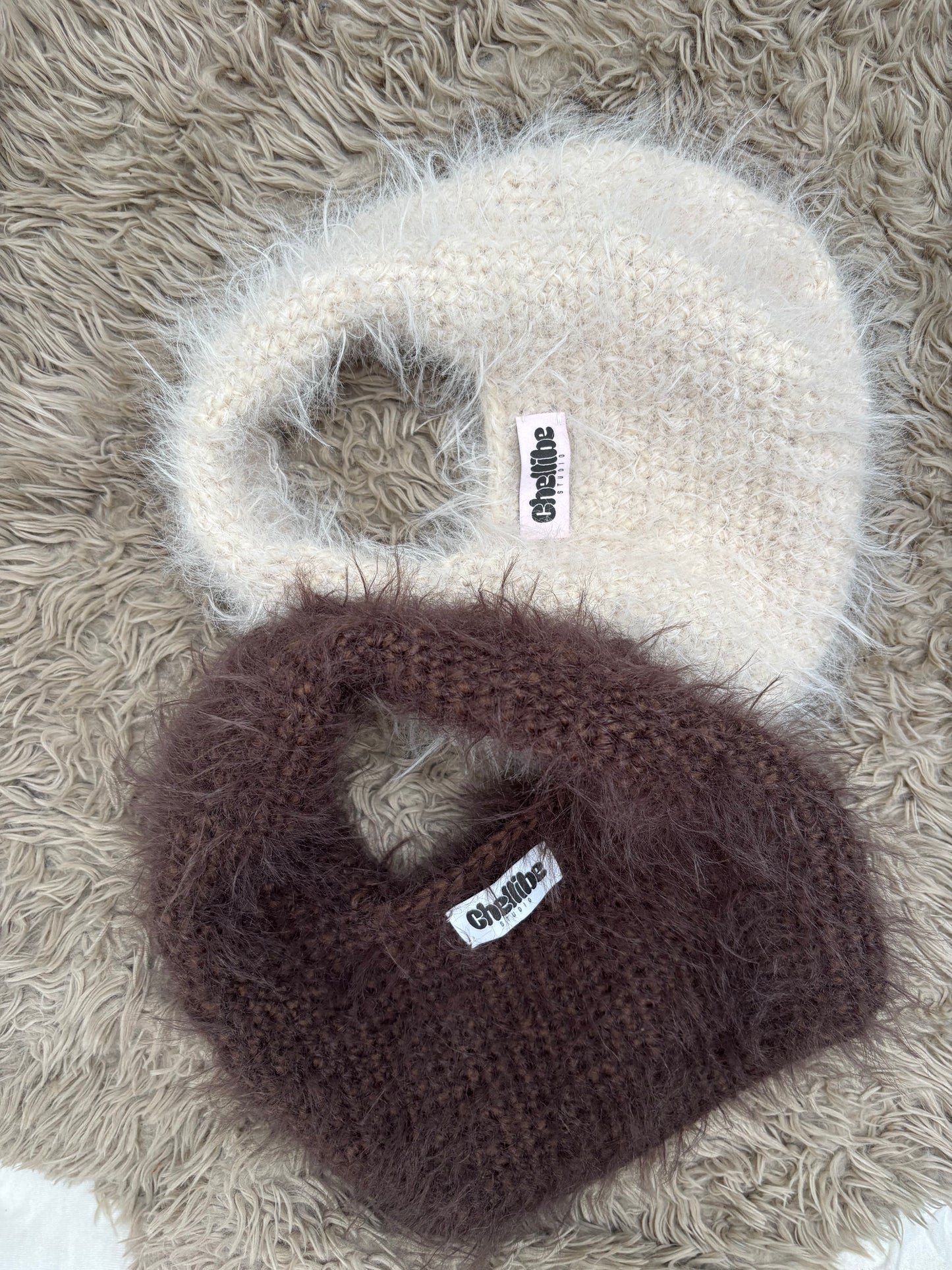 Dark Coffee Puffi Bag